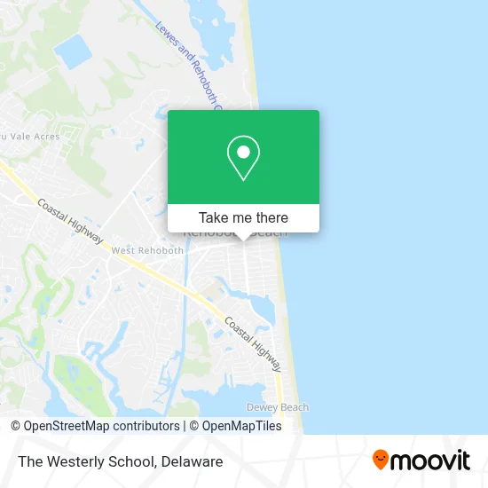 The Westerly School map
