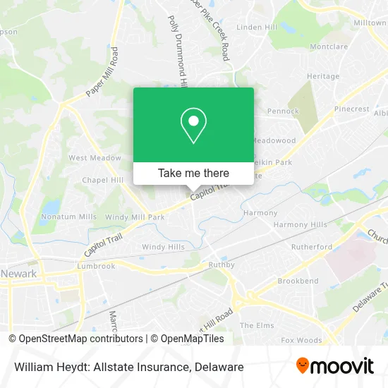William Heydt: Allstate Insurance map