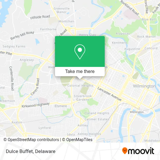 Dulce Buffet map