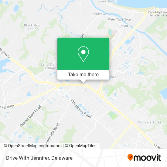 Drive With Jennifer map