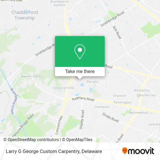 Larry G George Custom Carpentry map