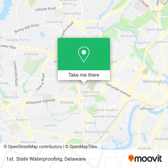 1st. State Waterproofing map