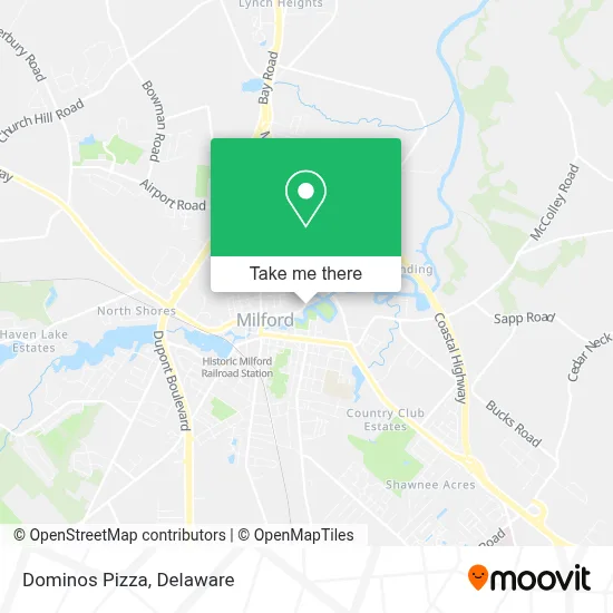 Dominos Pizza map