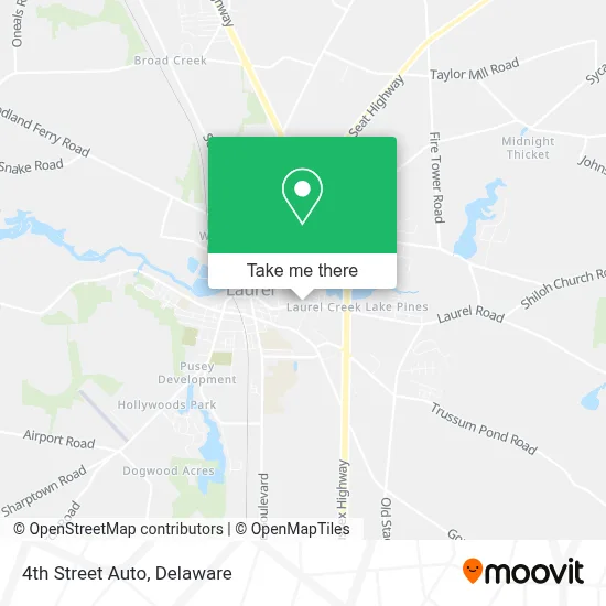 4th Street Auto map