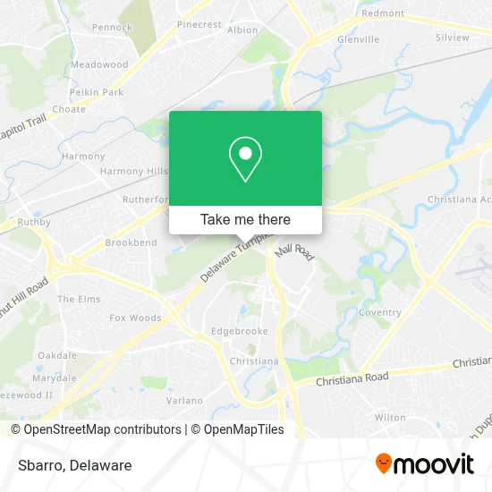 Sbarro map