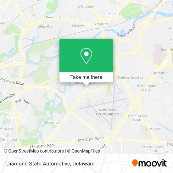 Diamond State Automotive map