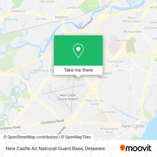 New Castle Air National Guard Base map
