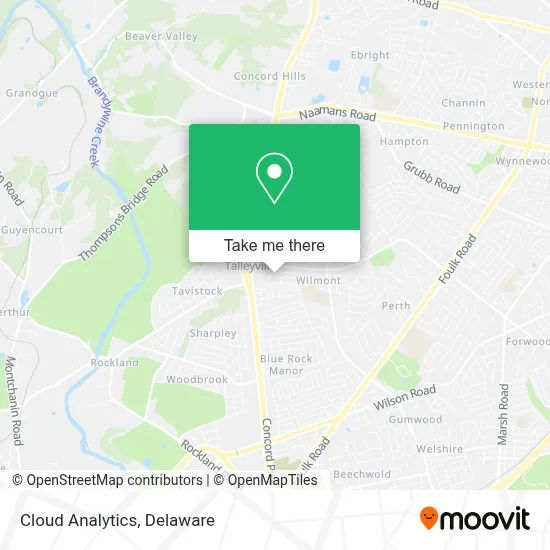 Cloud Analytics map