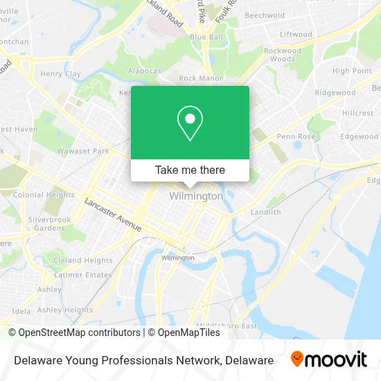 Delaware Young Professionals Network map
