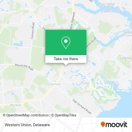 Western Union map