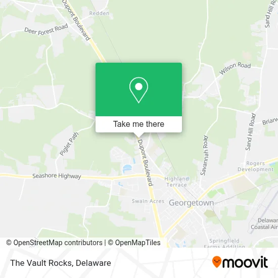 The Vault Rocks map