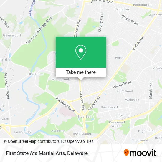 First State Ata Martial Arts map