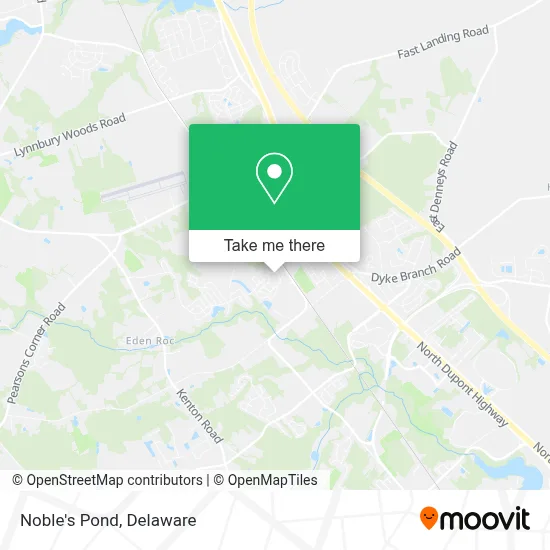 Noble's Pond map