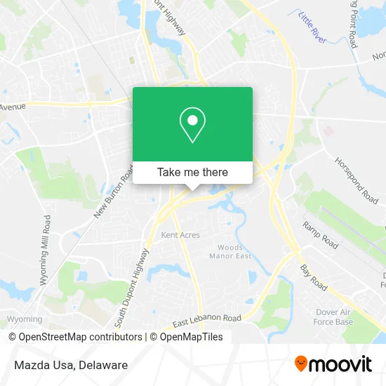 Mazda Usa map