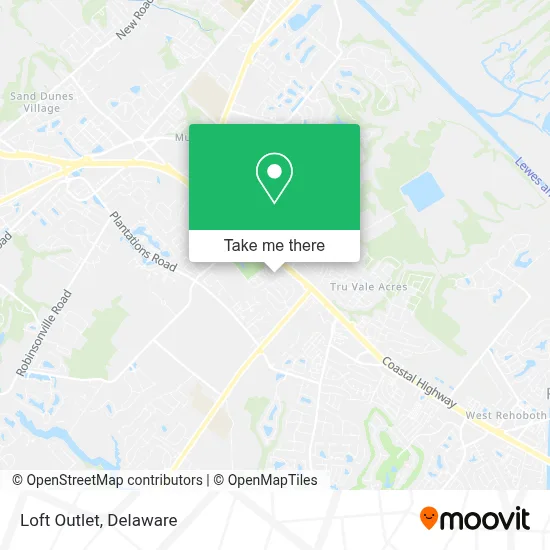 Loft Outlet map