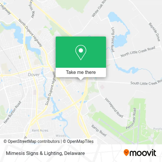 Mimesis Signs & Lighting map