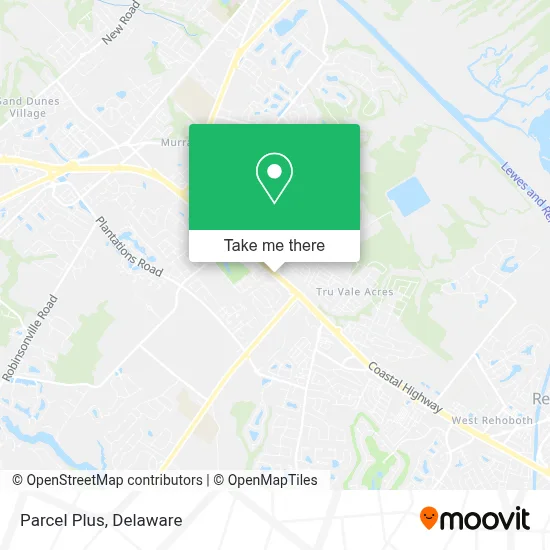Parcel Plus map