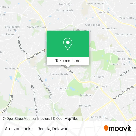 Amazon Locker - Renata map