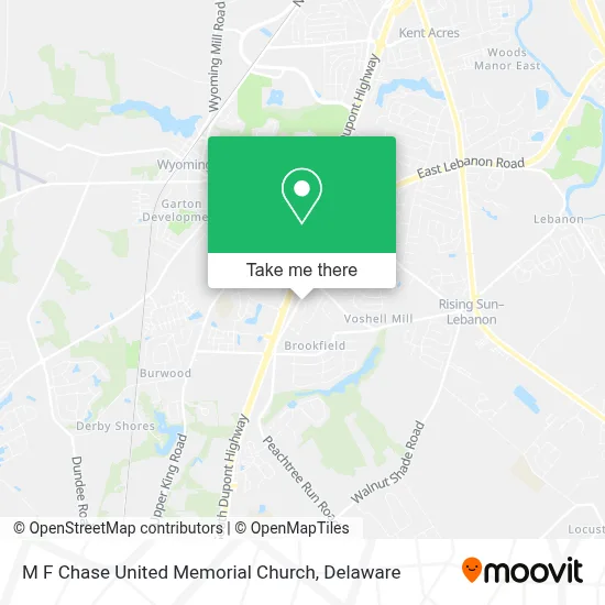 M F Chase United Memorial Church map