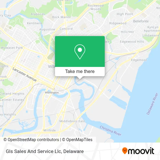 Gls Sales And Service Llc map