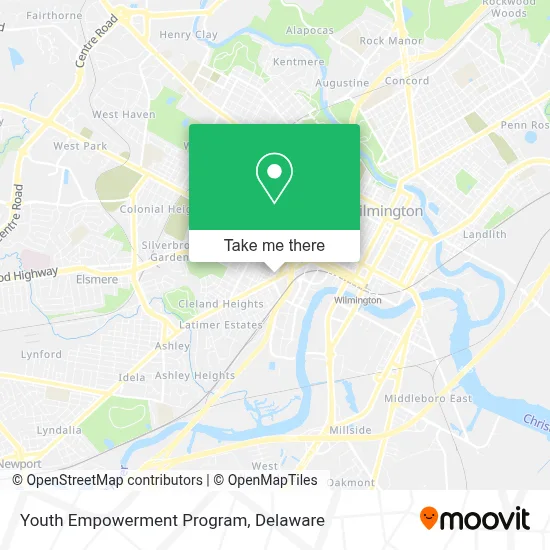 Youth Empowerment Program map