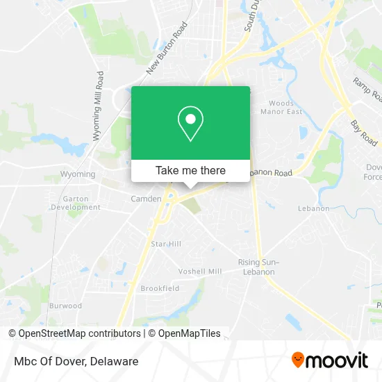Mbc Of Dover map