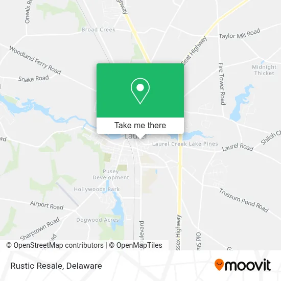Rustic Resale map
