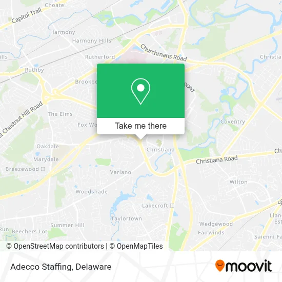 Adecco Staffing map