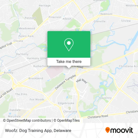Woofz: Dog Training App map