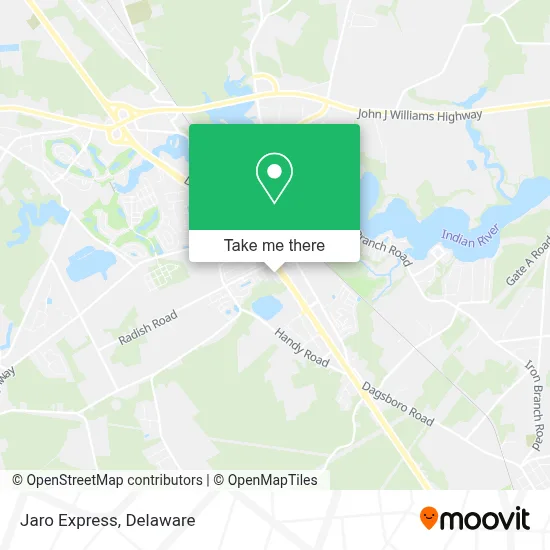 Jaro Express map