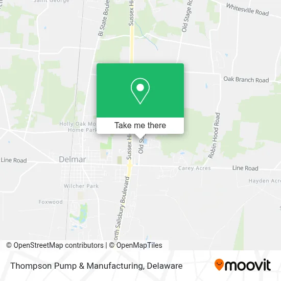 Thompson Pump & Manufacturing map