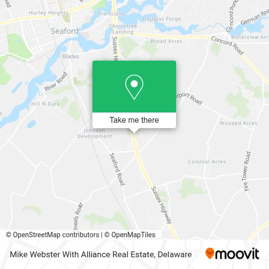 Mike Webster With Alliance Real Estate map