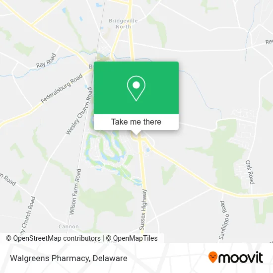 Walgreens Pharmacy map