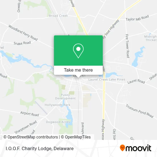 I.O.O.F. Charity Lodge map