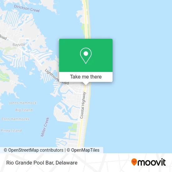 Rio Grande Pool Bar map