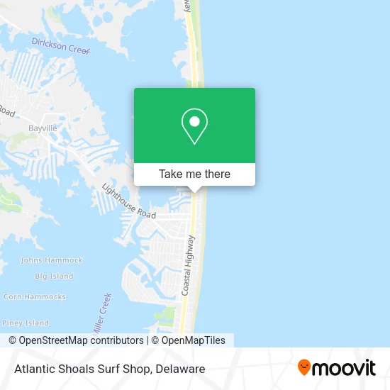 Atlantic Shoals Surf Shop map