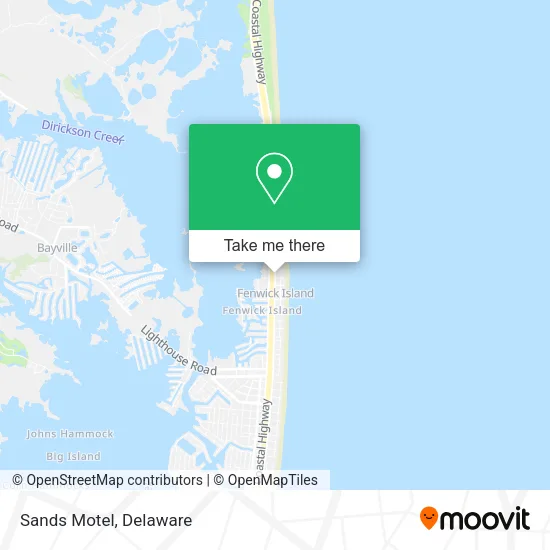 Sands Motel map