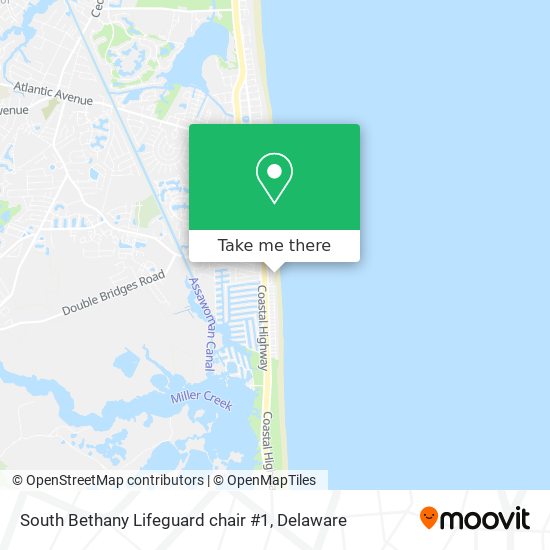 Mapa de South Bethany Lifeguard chair #1