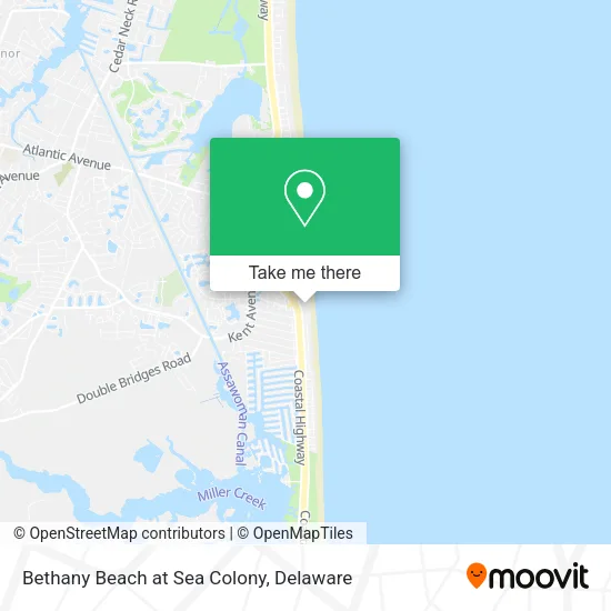 Bethany Beach at Sea Colony map
