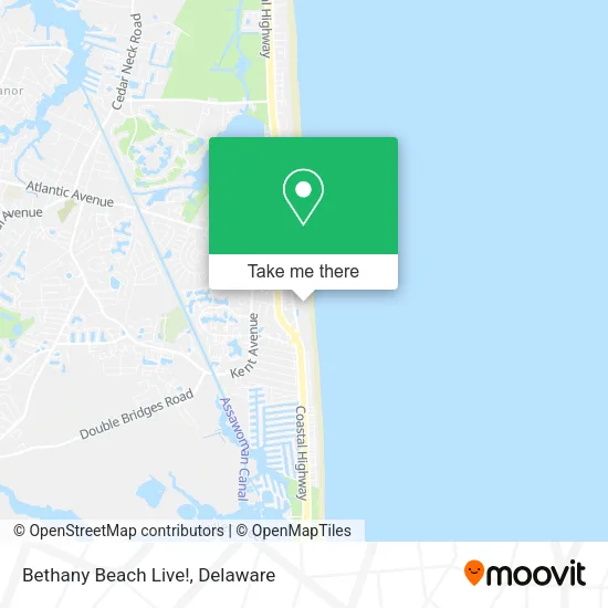 Bethany Beach Live! map