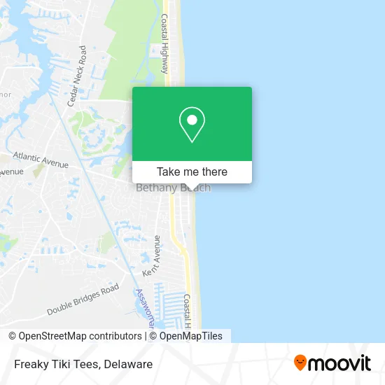 Freaky Tiki Tees map