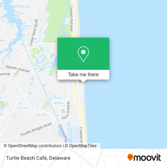 Turtle Beach Café map