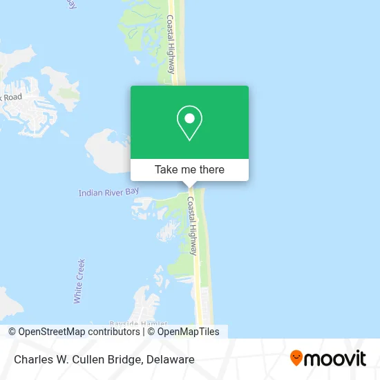 Charles W. Cullen Bridge map