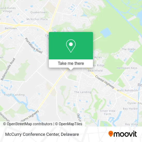 Mapa de McCurry Conference Center