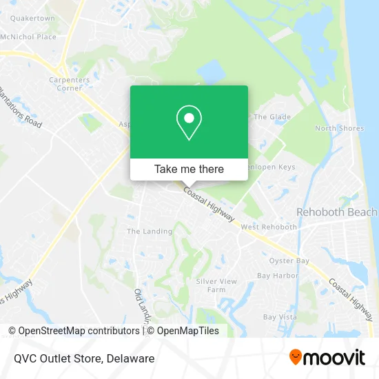 Mapa de QVC Outlet Store
