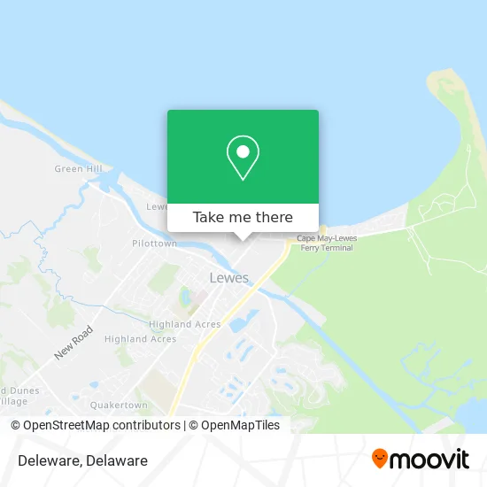Deleware map
