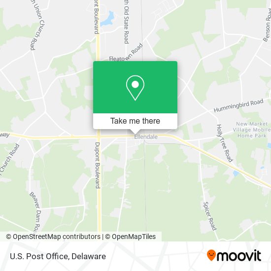 Mapa de U.S. Post Office