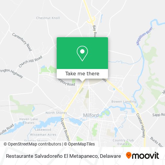 Restaurante Salvadoreño El Metapaneco map