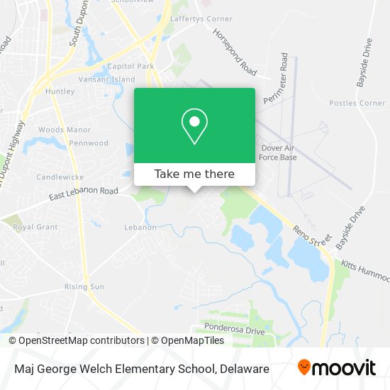 Mapa de Maj George Welch Elementary School