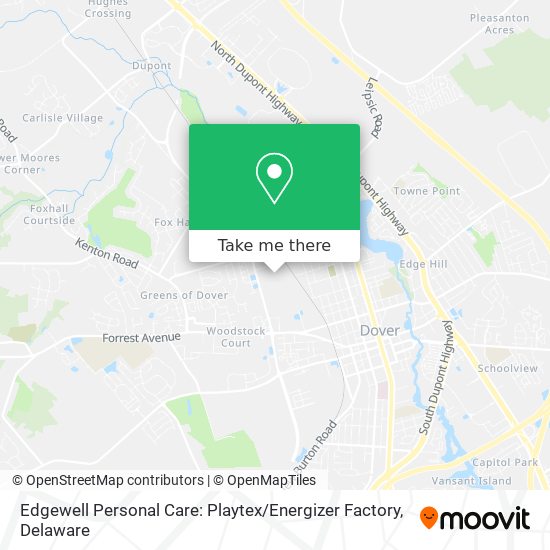 Mapa de Edgewell Personal Care: Playtex / Energizer Factory